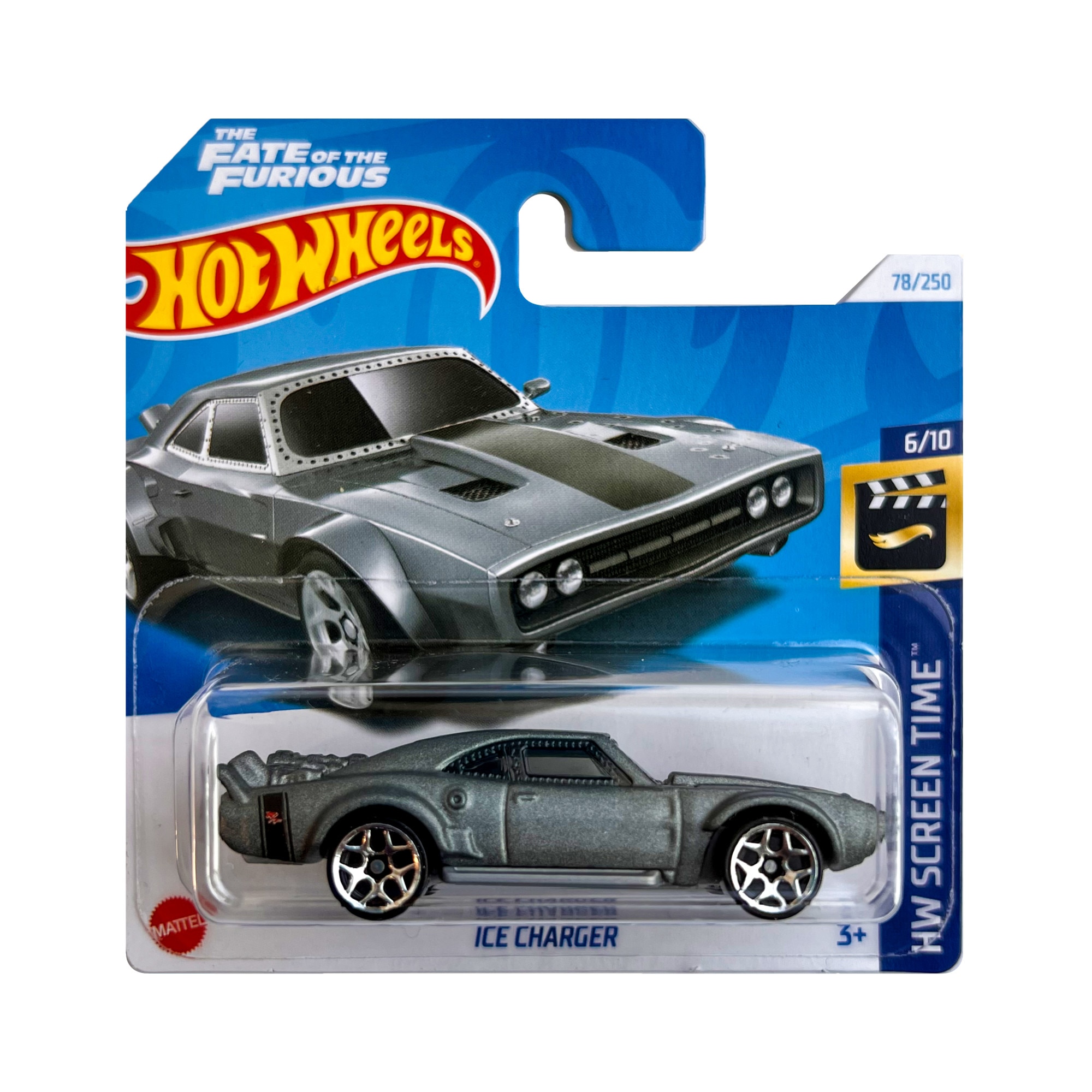 Masinuta metalica Hot Wheels 2024, Ice Charger, 1:64, Gri
