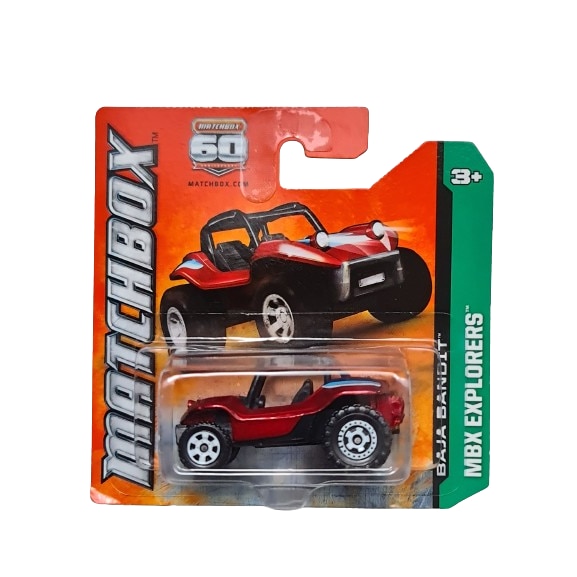 Masinuta metalica Matchbox, Baja Bandit, colectia MBX Explorers 2013, editie aniversara 60 de ani, 1:64, rosu