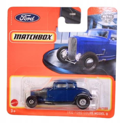 Masinuta metalica Matchbox, 1932 Ford Coupe Model B, Editie 2022, 1:64, albastru