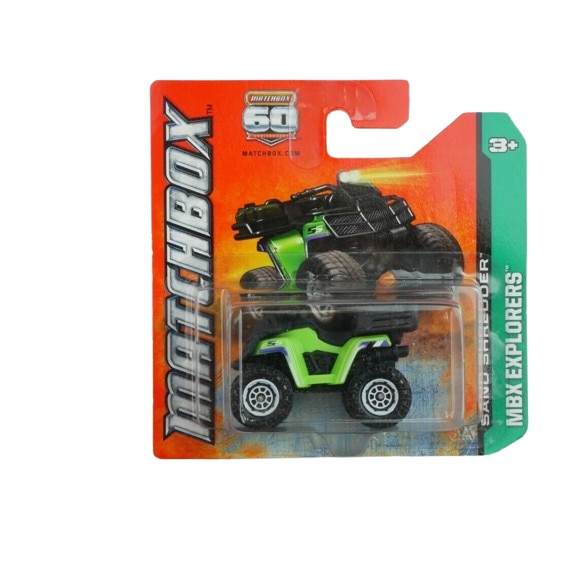 Masinuta metalica Matchbox Sand Shredder, MBX Explorers, Colectia 2013, Verde, 1:64
