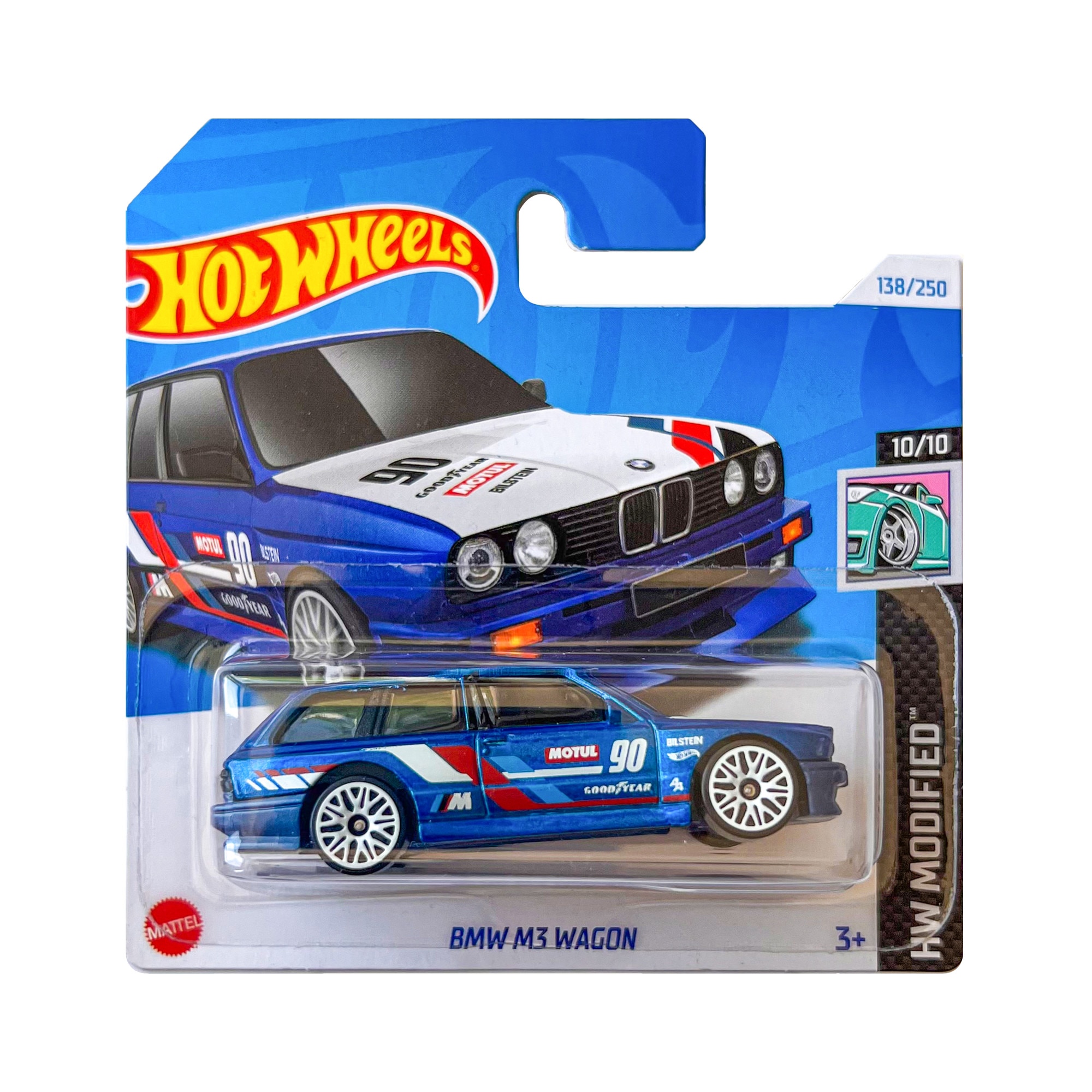 Masinuta metalica Hot Wheels, BMW M3 Wagon, 1:64, Albastru