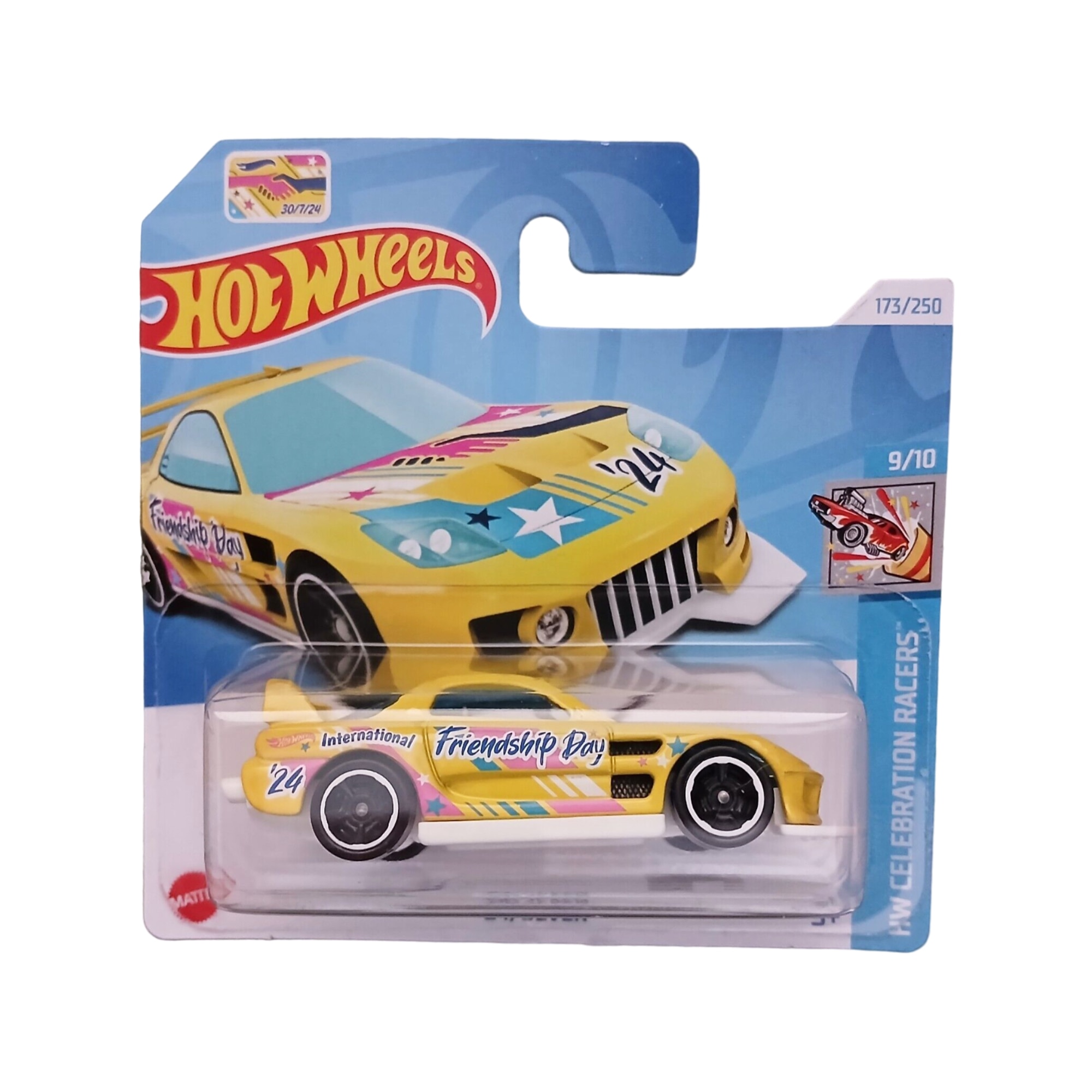 Masinuta Hot Wheels 24/Seven, galben, 1:64 - Model 2024