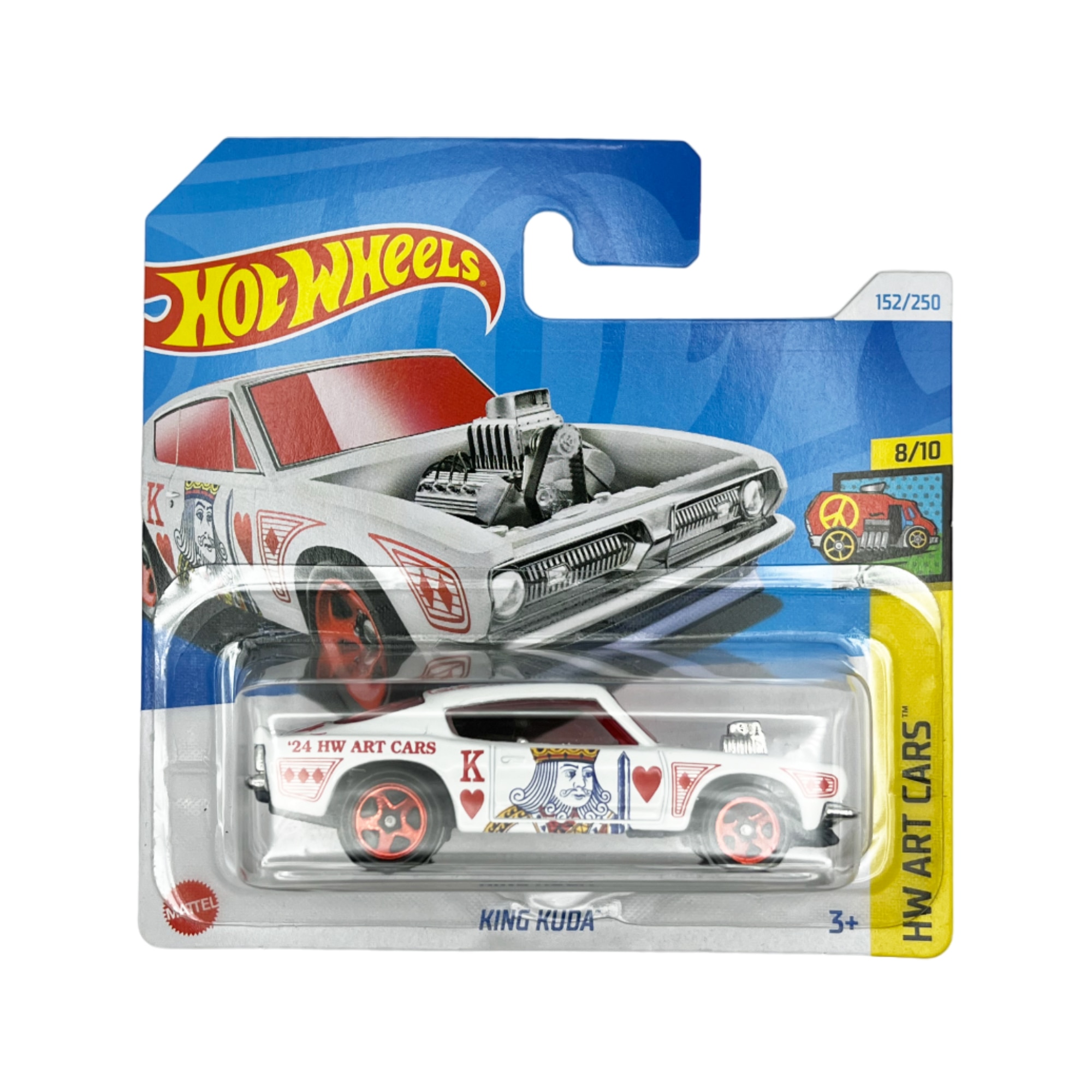 Masinuta Hot Wheels King Kuda, gri, 1:64
