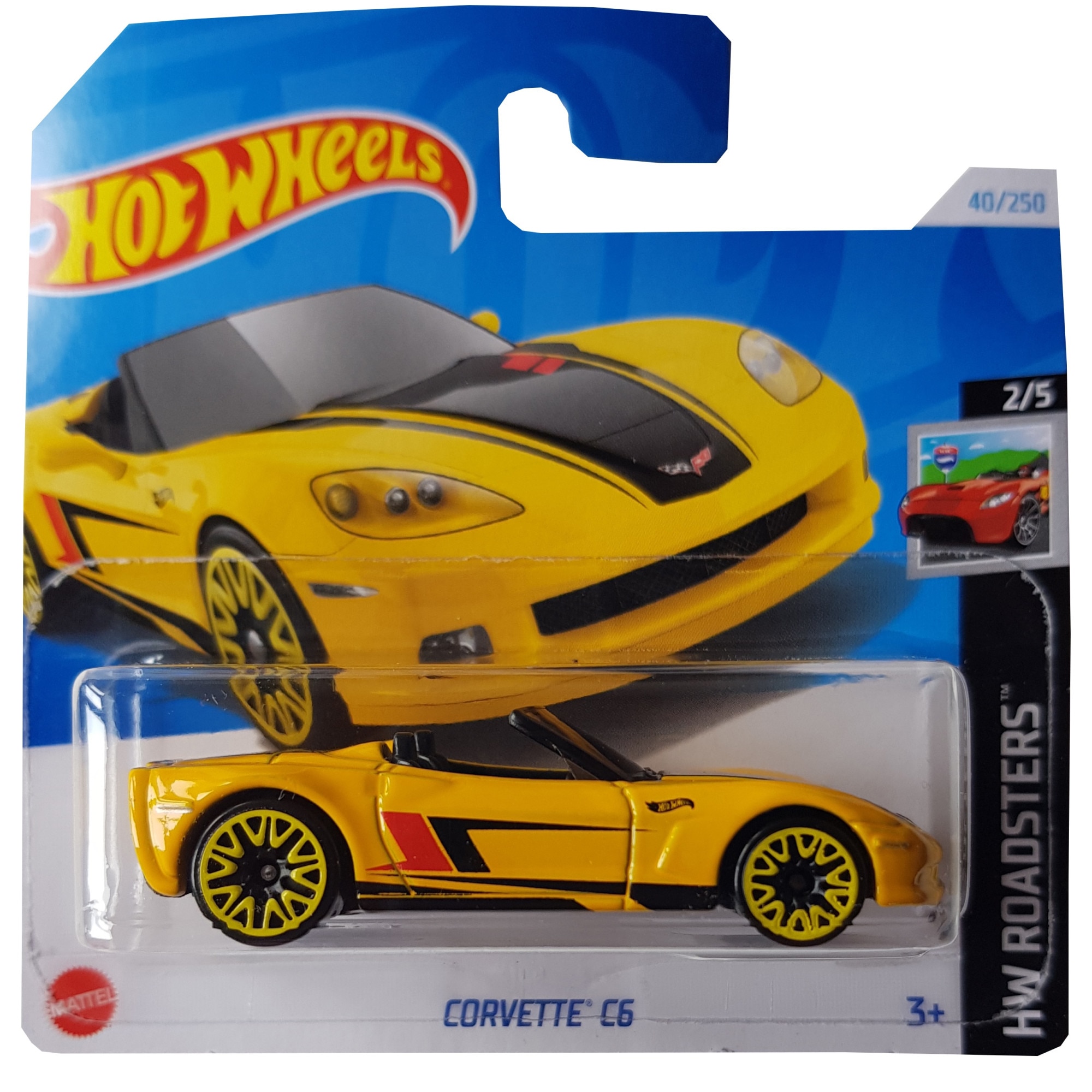 Masinuta metalica Hot Wheels, Corvette C6, 1:64