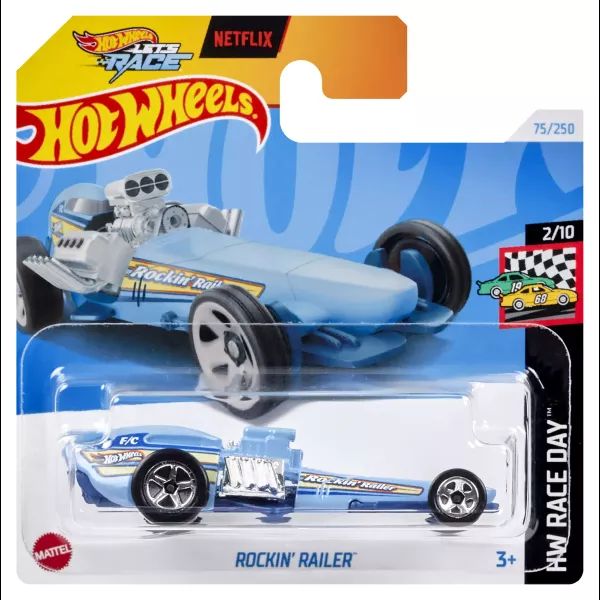 Masinuta metalica Hot Wheels, Rockin' Railer, 1:64