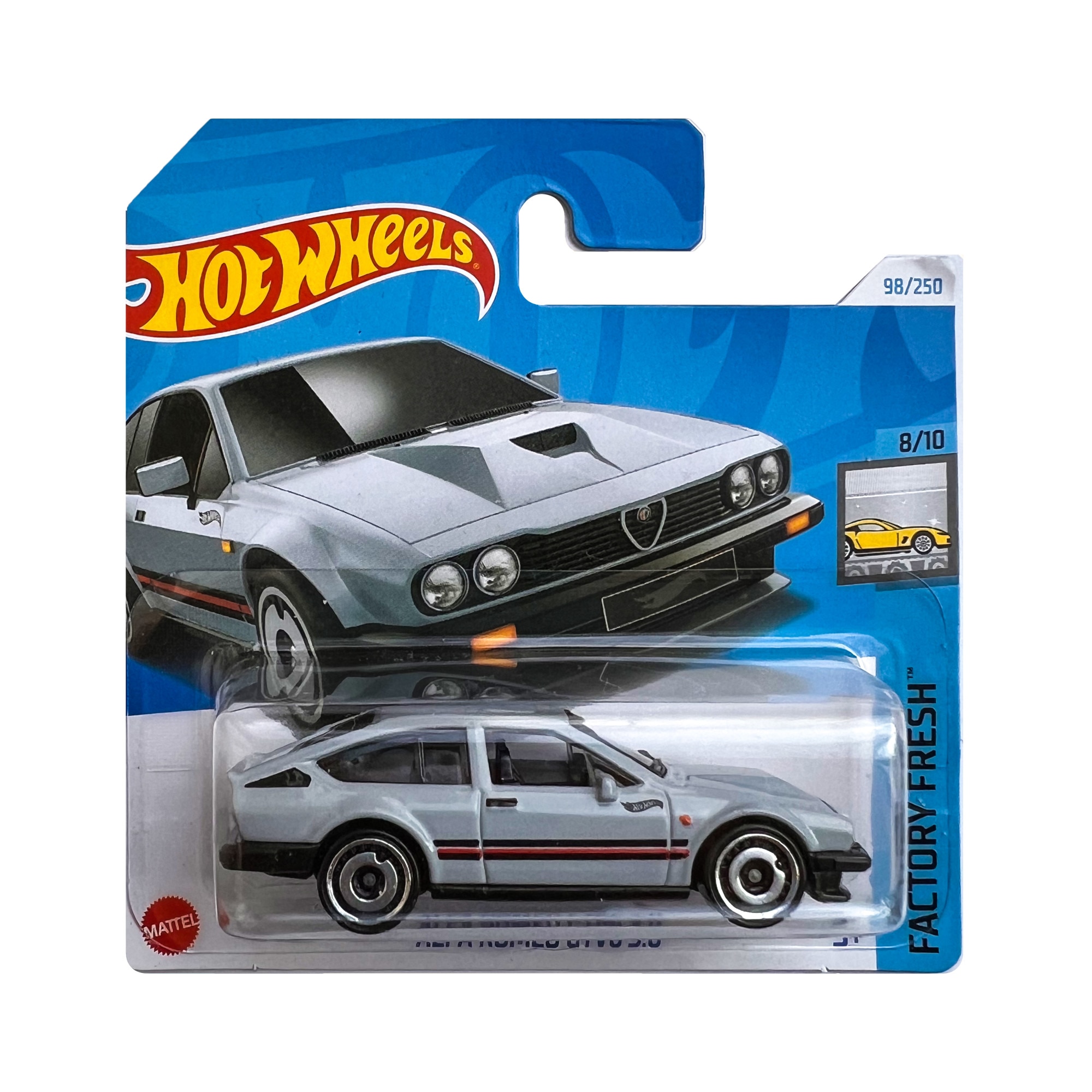 Macheta Metalica Hot Wheels, Alfa Romeo GTV6 3.0, 1:64, Gri