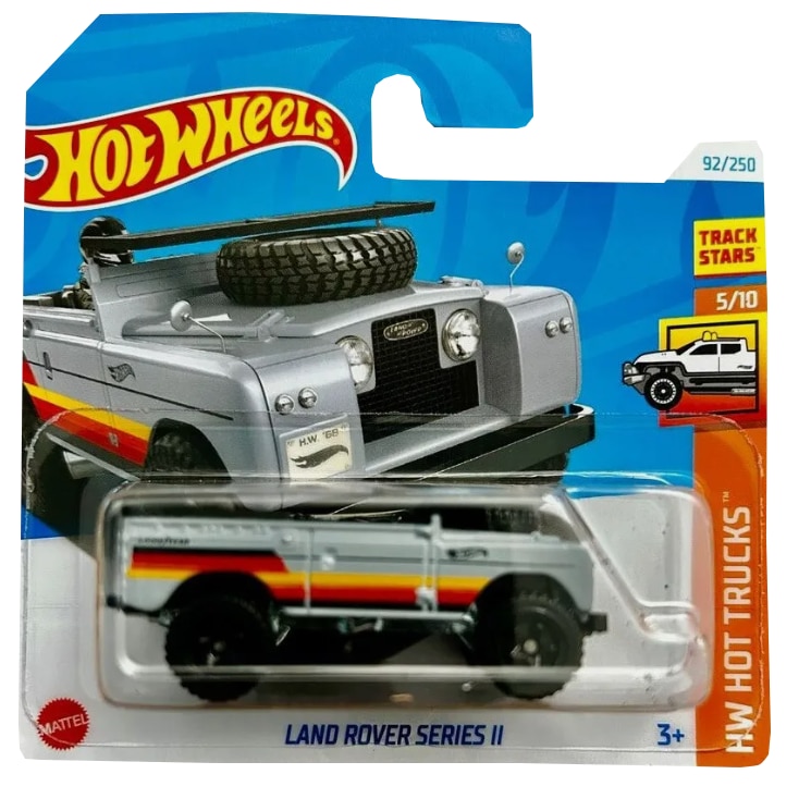 Masinuta metalica Hot Wheels, Land Rover Series II, 1:64