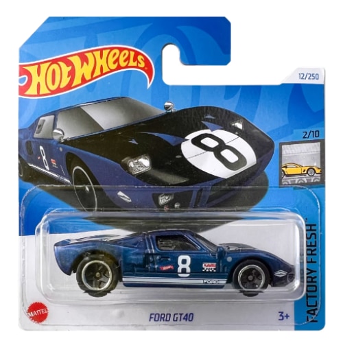 Masinuta metalica Hot Wheels, Ford GT40, 1:64