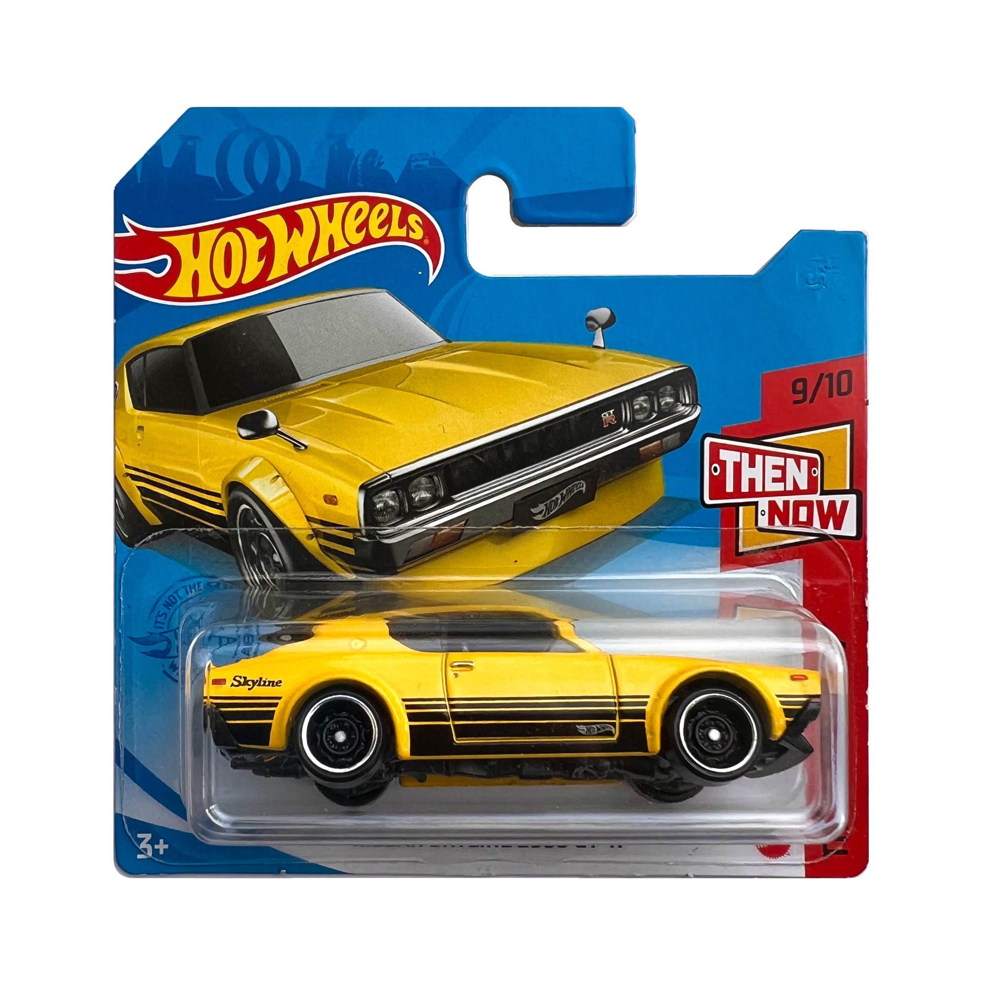 Masinuta Metalica Hot Wheels, Nissan Skyline 2000 GT-R, 1:64 Galben