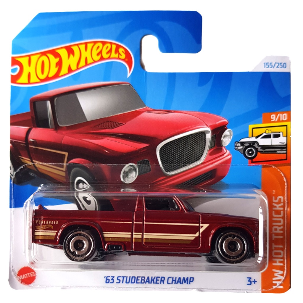 Masinuta metalica Hot Wheels, '63 Studebaker Champ, 1:64