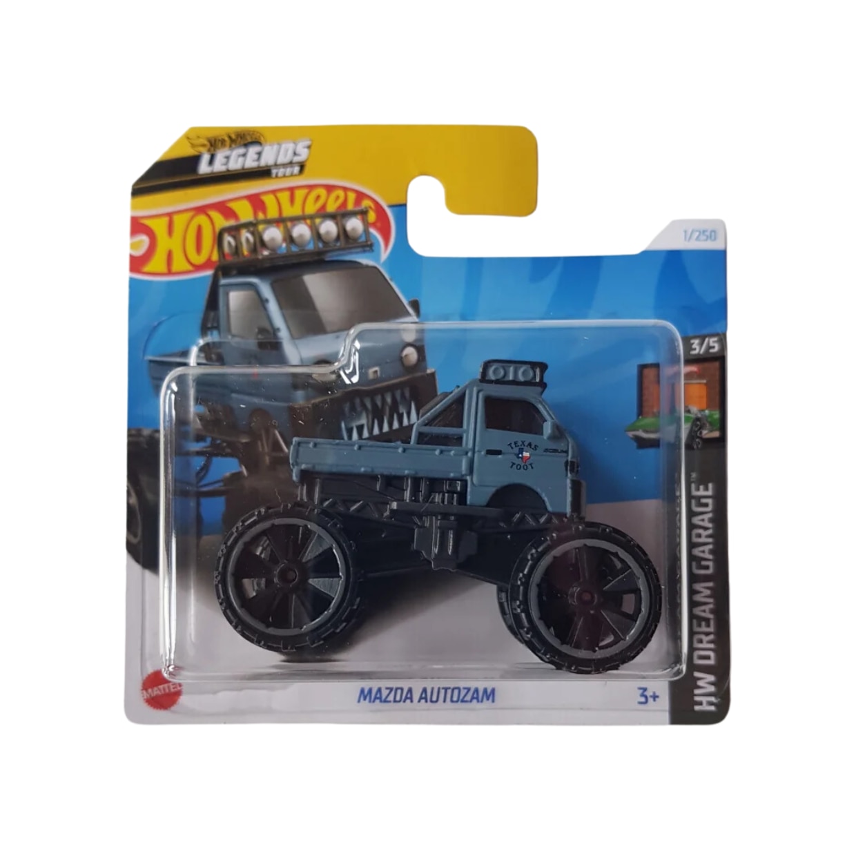 Masinuta metalica Hot Wheels Mazda Autozam, Colectia 2024, 1:64, Albastru