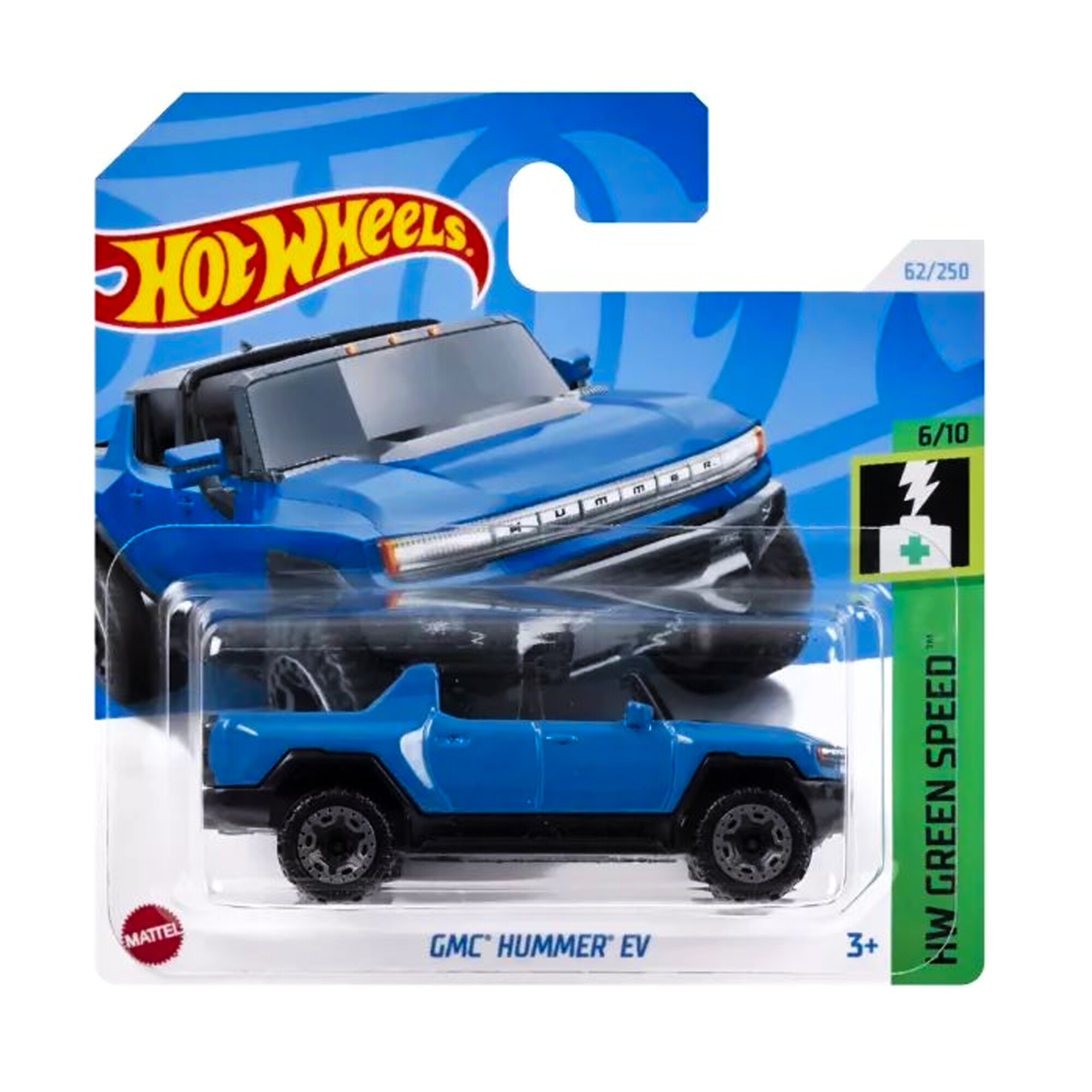 Masinuta Metalica Hot Wheels, GMC Hummer EV, 1:64, Albastru
