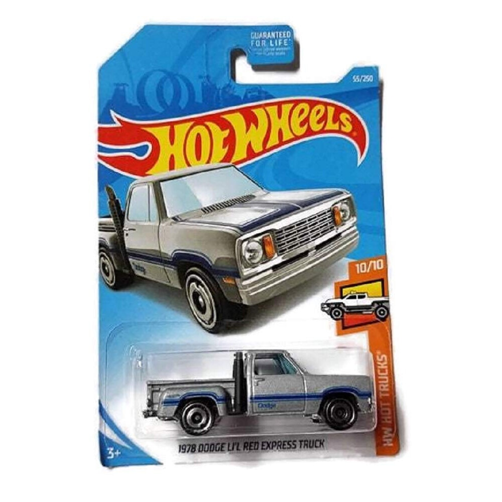 Masinuta metalica Hot Wheels, 1978 Dodge Li'L Red Express Truck, 1:64, Gri