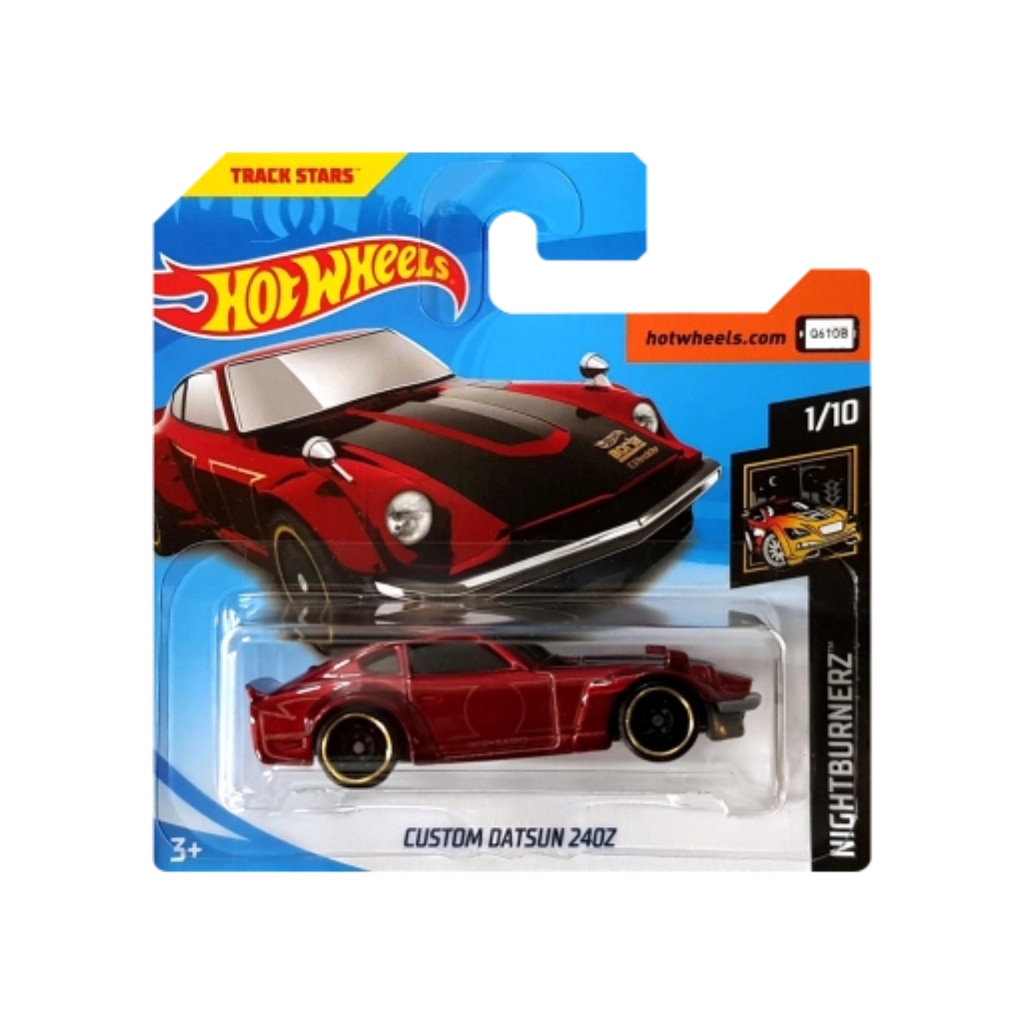 Masinuta metalica Hot Wheels, Custom Datsun 240Z, Colectia 2018, 1:64, Visiniu