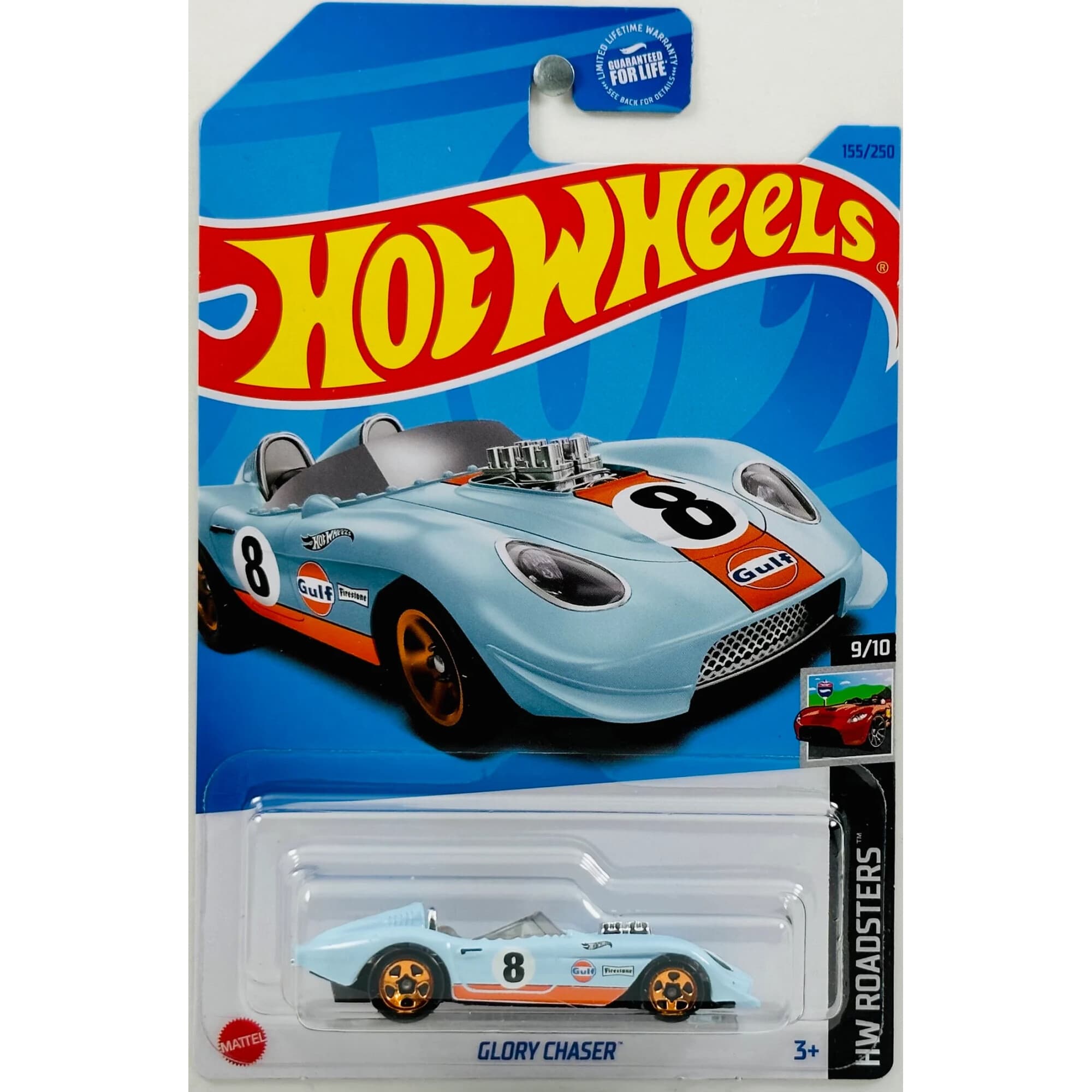 Masinuta metalica Hot Wheels, Glory Chaser, Colectia 2023, 1:64, Albastru