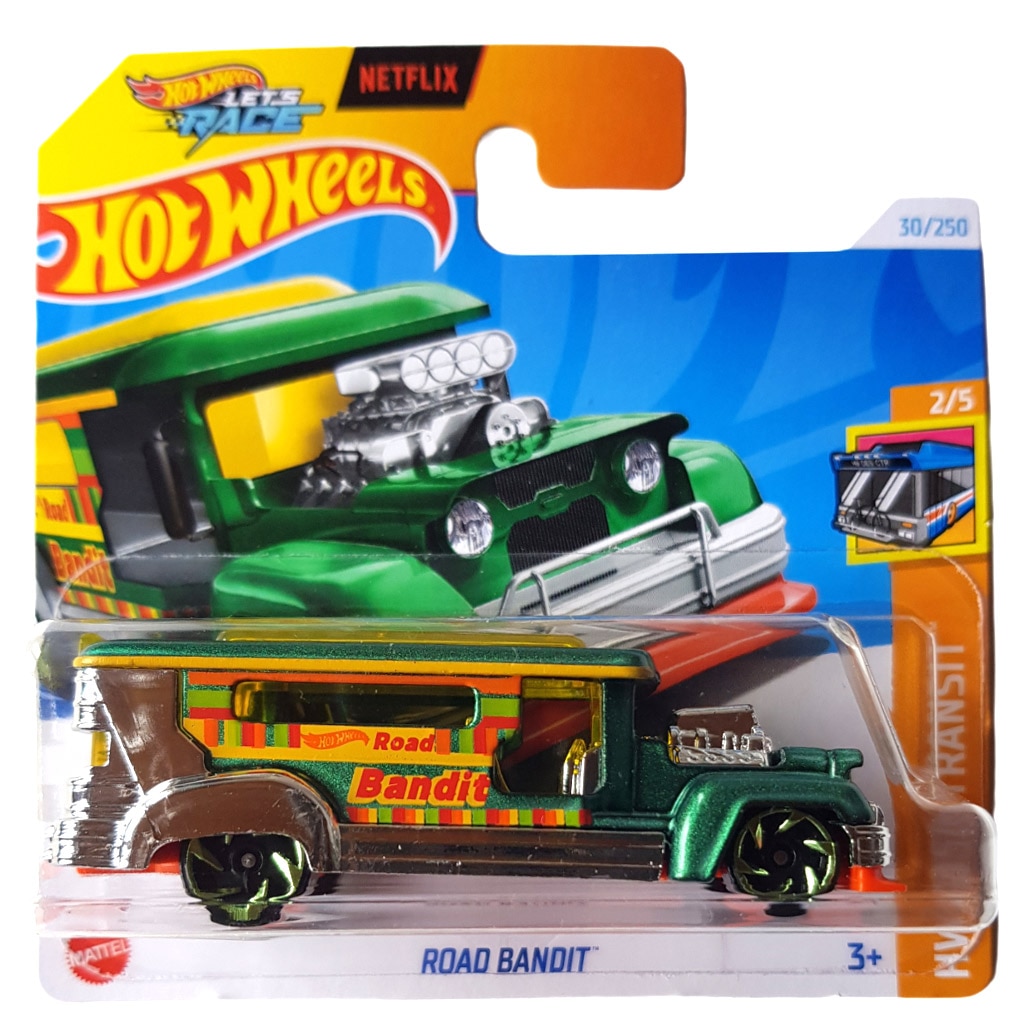 Masinuta metalica Hot Wheels, Road Bandit, Colectia 2024, 1:64, Multicolor