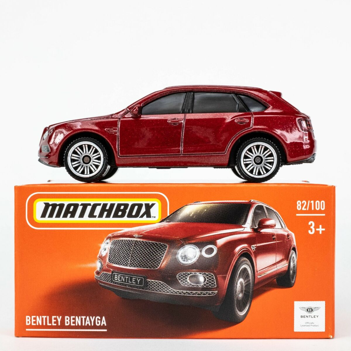 Masinuta metalica Matchbox, Bentley Bentayga, Colectia 2020, 1:64, Rosu