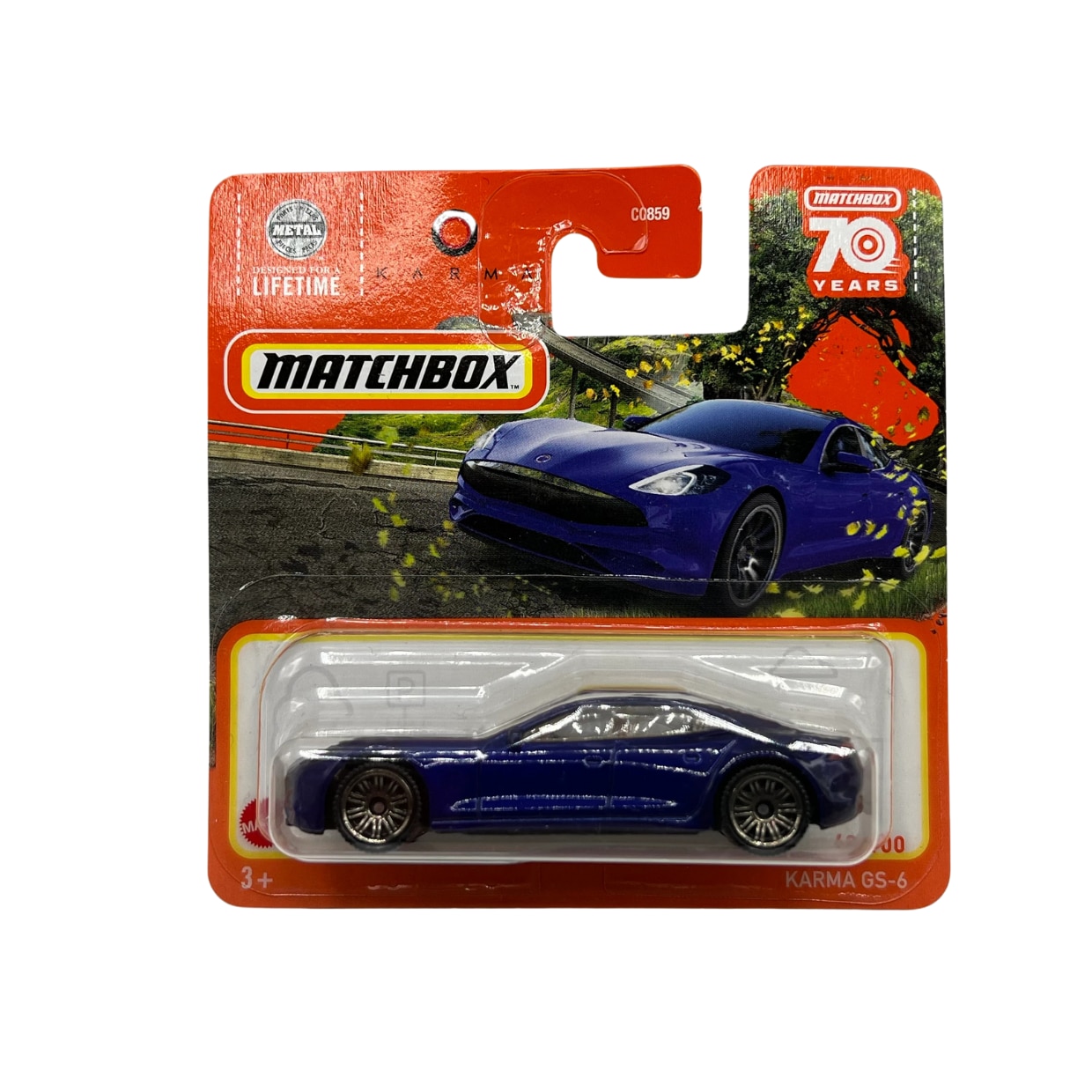 Masinuta metalica Matchbox, Karma GS-6, Editie Aniversara 70 ani, 1:64, Mov