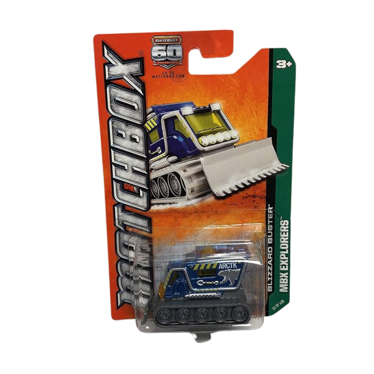 Masinuta metalica Matchbox, Blizzard Buster, 1:64, Gri