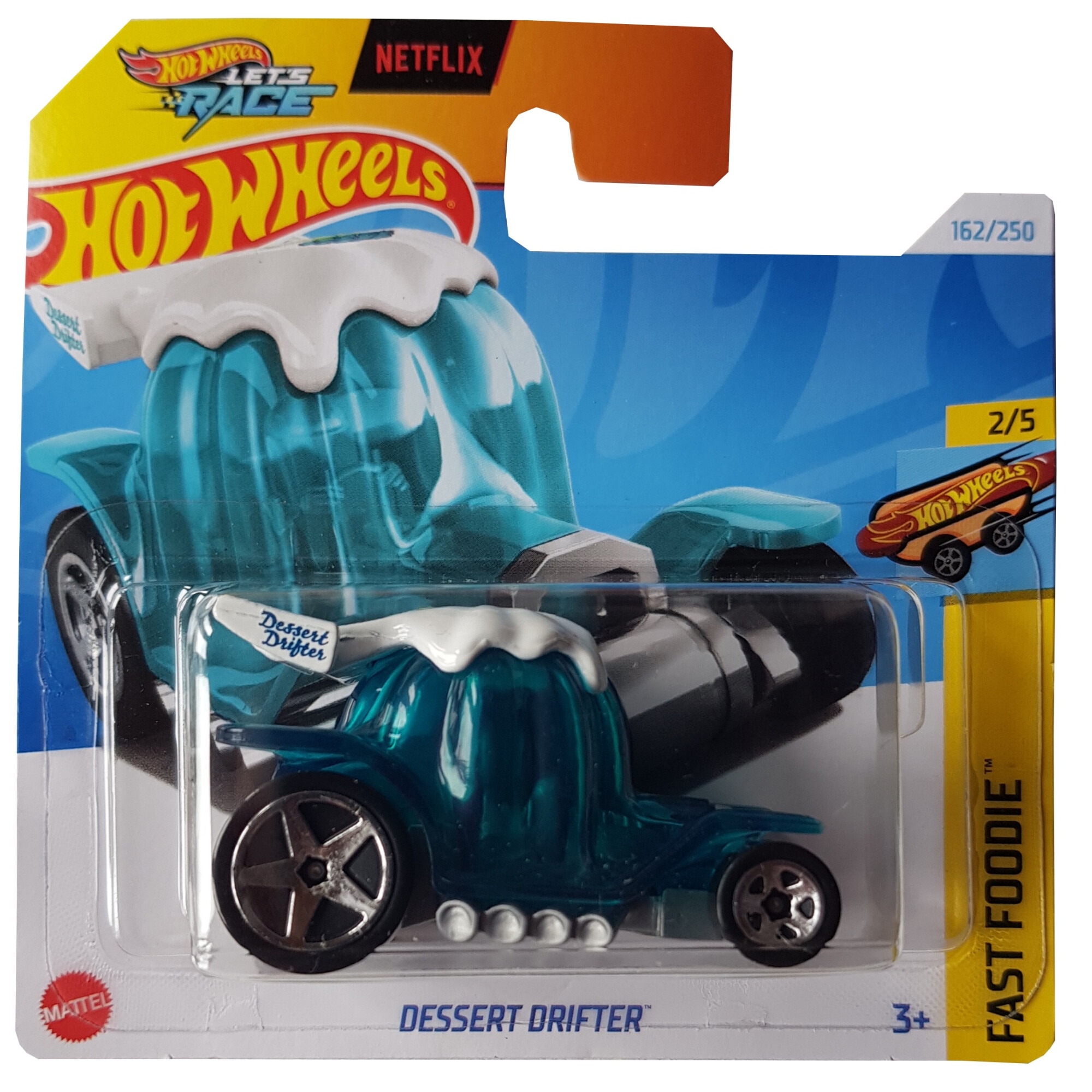 Masinuta metalica Hot Wheels, Dessert Drifter, 1:64, albastru