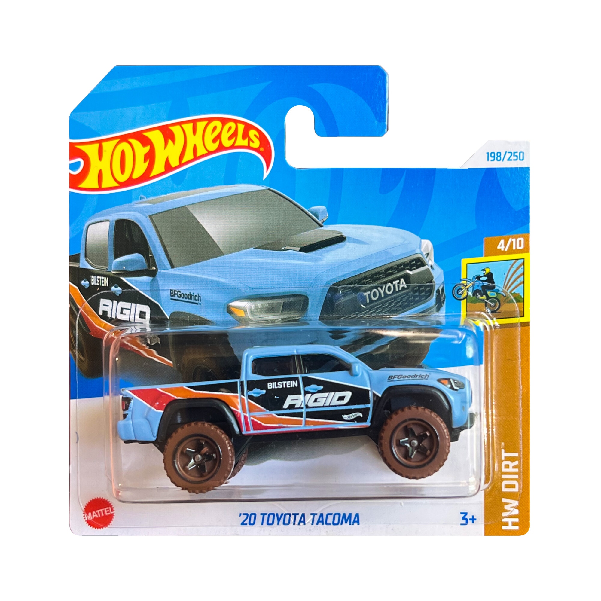 Masinuta Metalica Hot Wheels '20 Toyota Tacoma, HW Dirt 2024, 1:64, Albastru