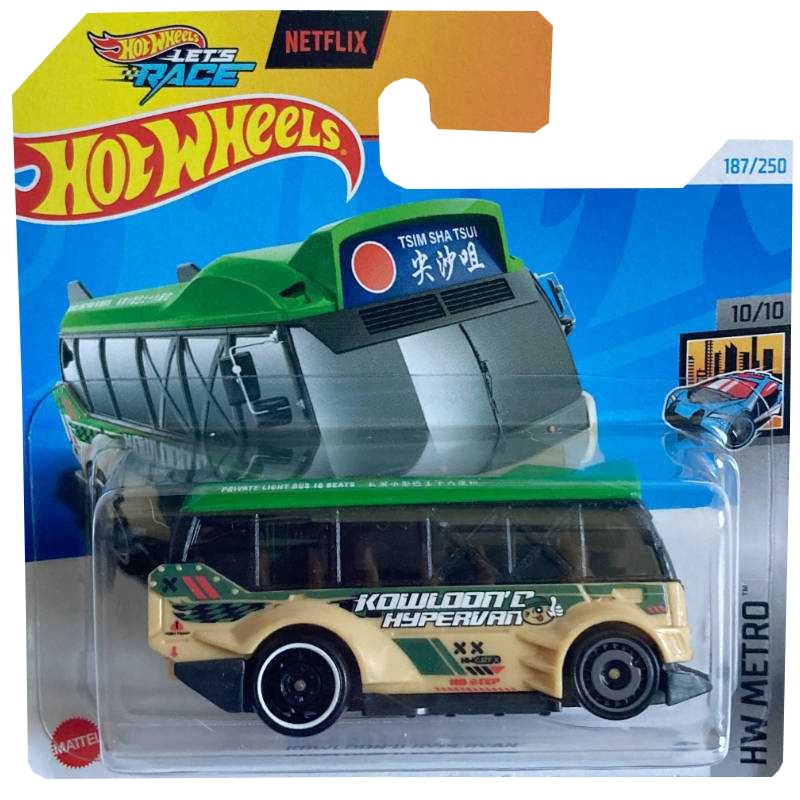 Masinuta Metalica Hot Wheels, Kowloon’d Hypervan, 1:64