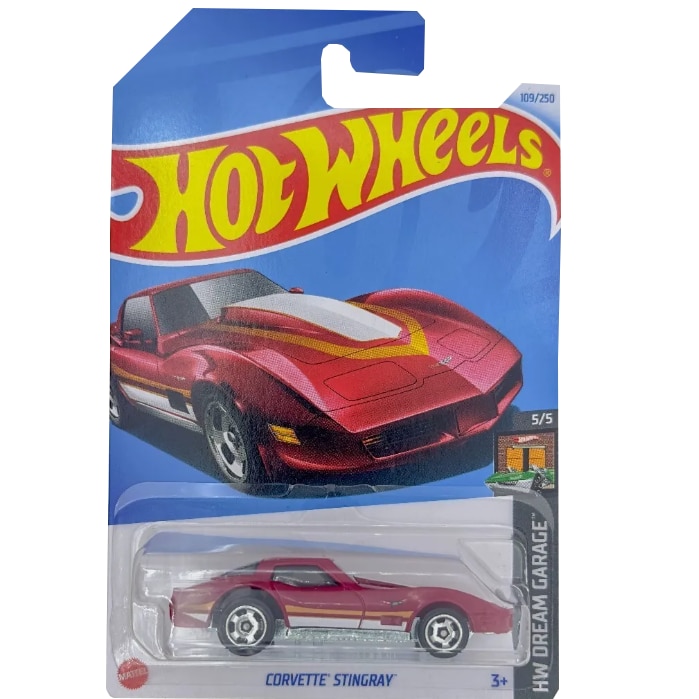 Masinuta metalica Hot Wheels, Corvette Stingray, 1:64