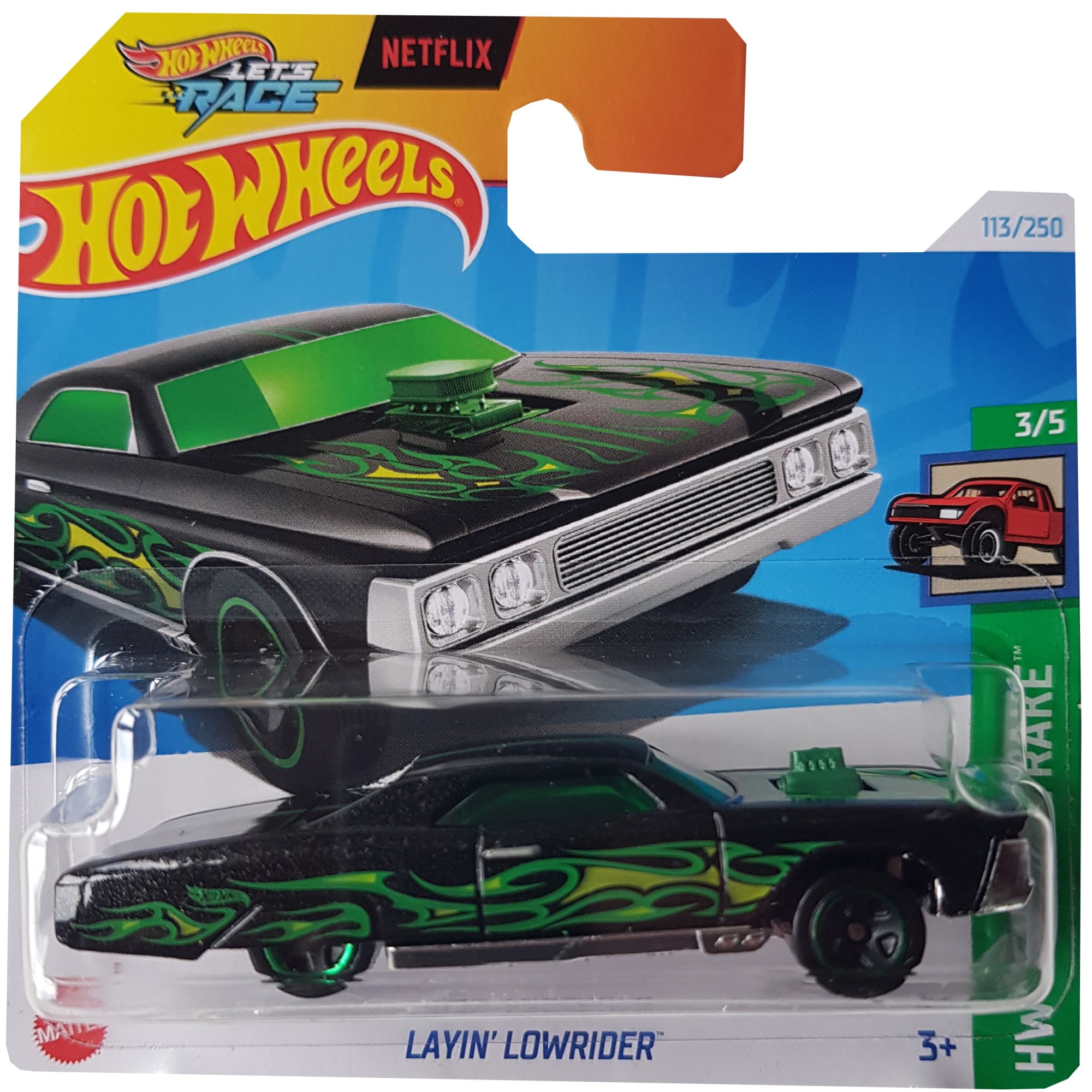 Masinuta metalica Hot Wheels Layin' Lowrider, 1:64