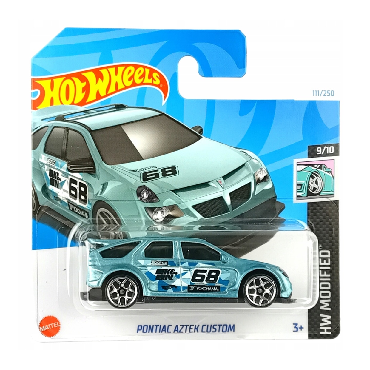 Masinuta Metalica Hot Wheels, Pontiac Aztek Custom, Colectia HW Modified - Editia 2024, Turcoaz, 1:64