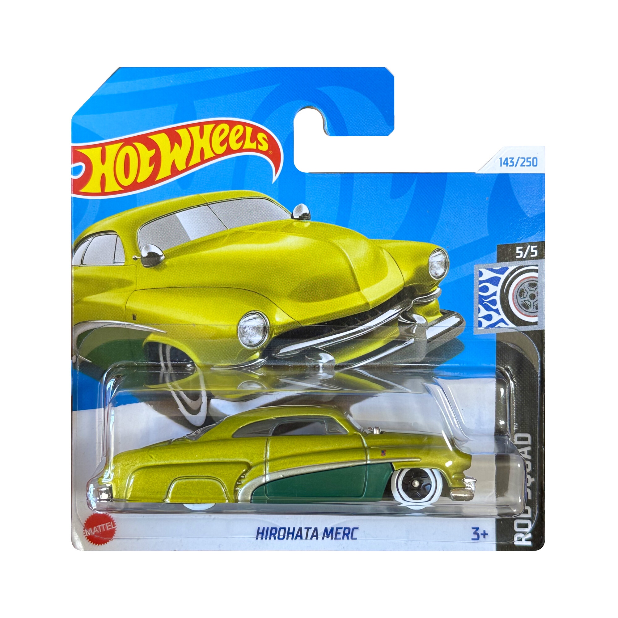 Masinuta Metalica Hot Wheels, Hirohata Merc, 1:64, Verde