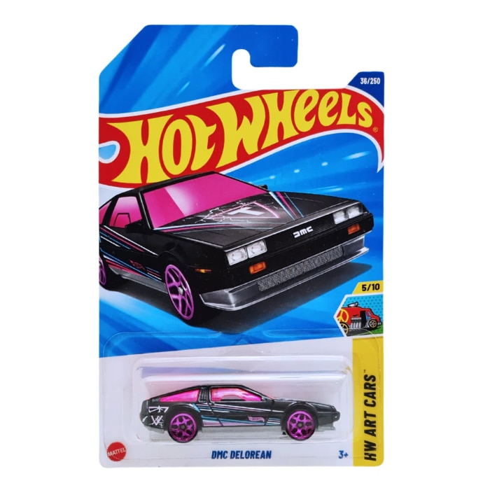 Masinuta Hot Wheels, DMC Delorean, 1:64