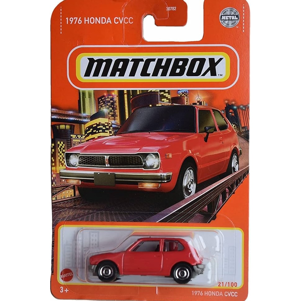 Masinuta metalica Matchbox, 1976 Honda CVCC, 1:64, Rosu