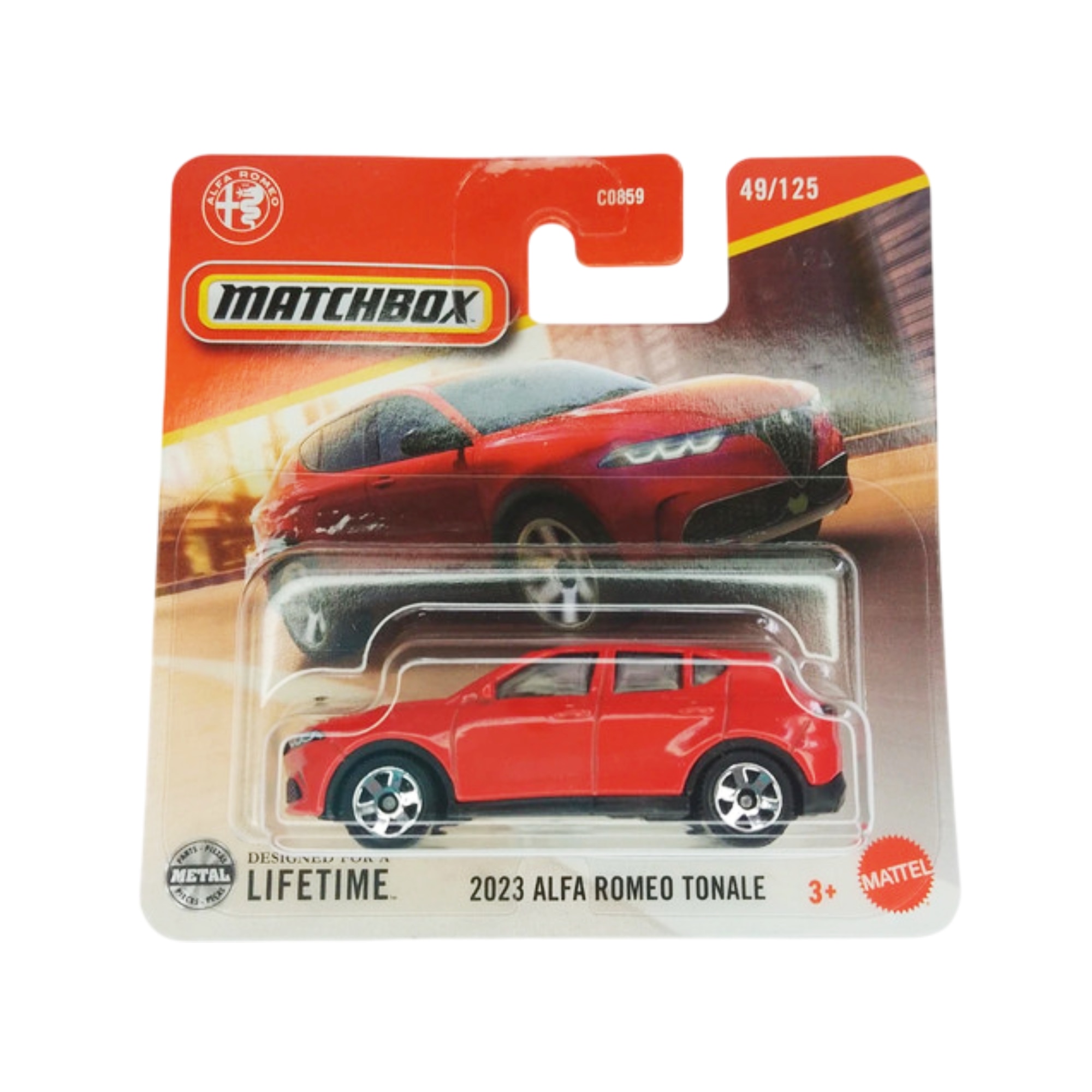 Masinuta Matchbox Alfa Romeo Tonale 2023, rosu, 1:64 - model 2025