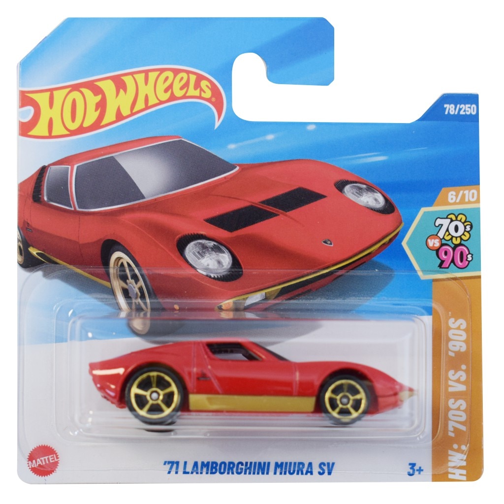 Masinuta Metalica Hot Wheels '71 Lamborghini Miura SV, 1:64