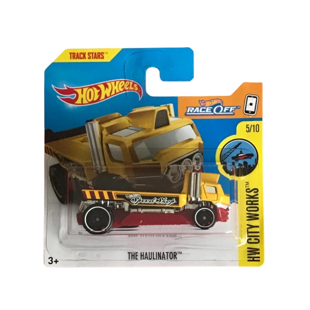 Masinuta Metalica Hot Wheels The Haulinator, Colectia HW City Works 2017, Galben 1:64