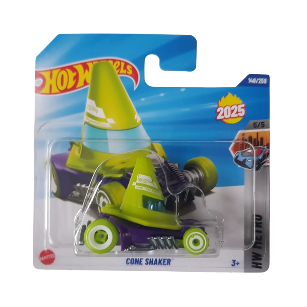 Masinuta Hot Wheels, Cone Shaker, HW Metro 2025, Verde, 1:64