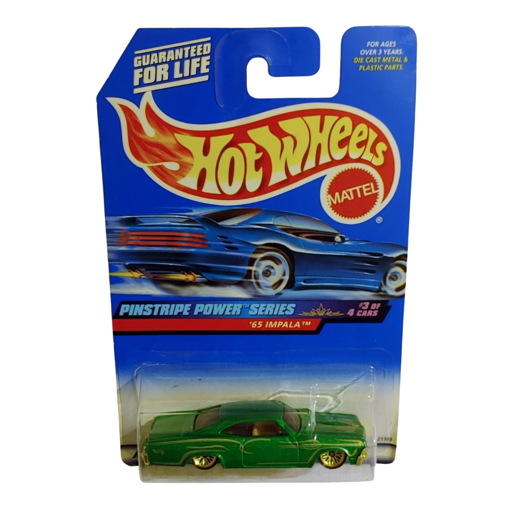 Masinuta Hot Wheels Chevy Impala, Colectia 1996, Verde 1:64