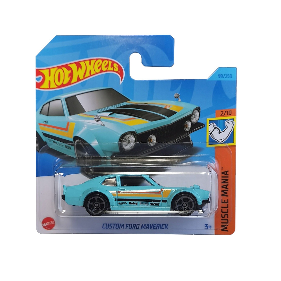 Masinuta Metalica Hot Wheels, Custom Ford Maverick, Bleumarin, 1:64