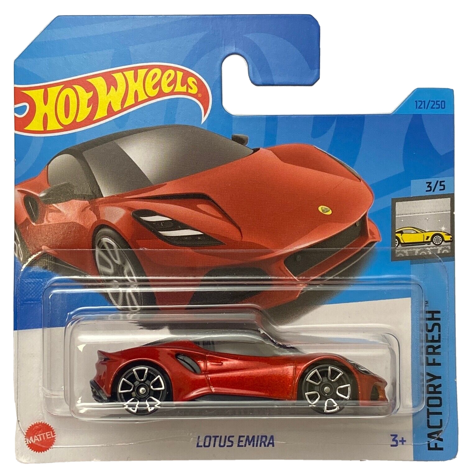 Masinuta metalica Hot Wheels, Lotus Emira, Rosu, 1:64