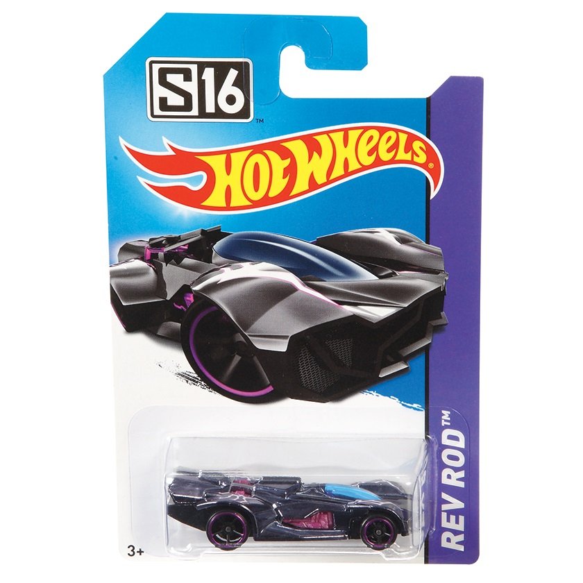 Masinuta Metalica Hot Wheels Rev Rod, Colectia 2015, Negru, 1:64