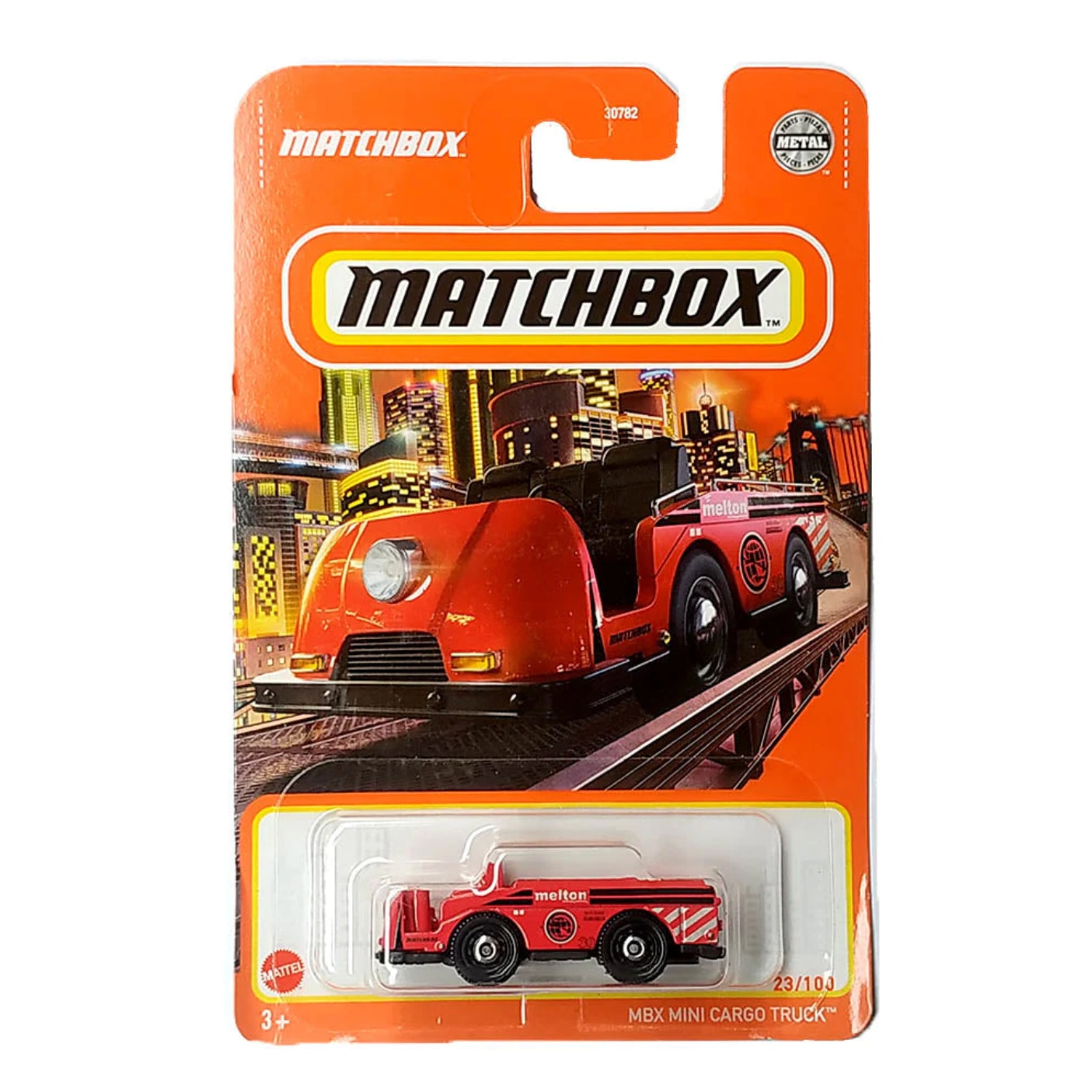 Masinuta Metalica Matchbox MBX Mini Cargo Truck, Rosu, 1:64