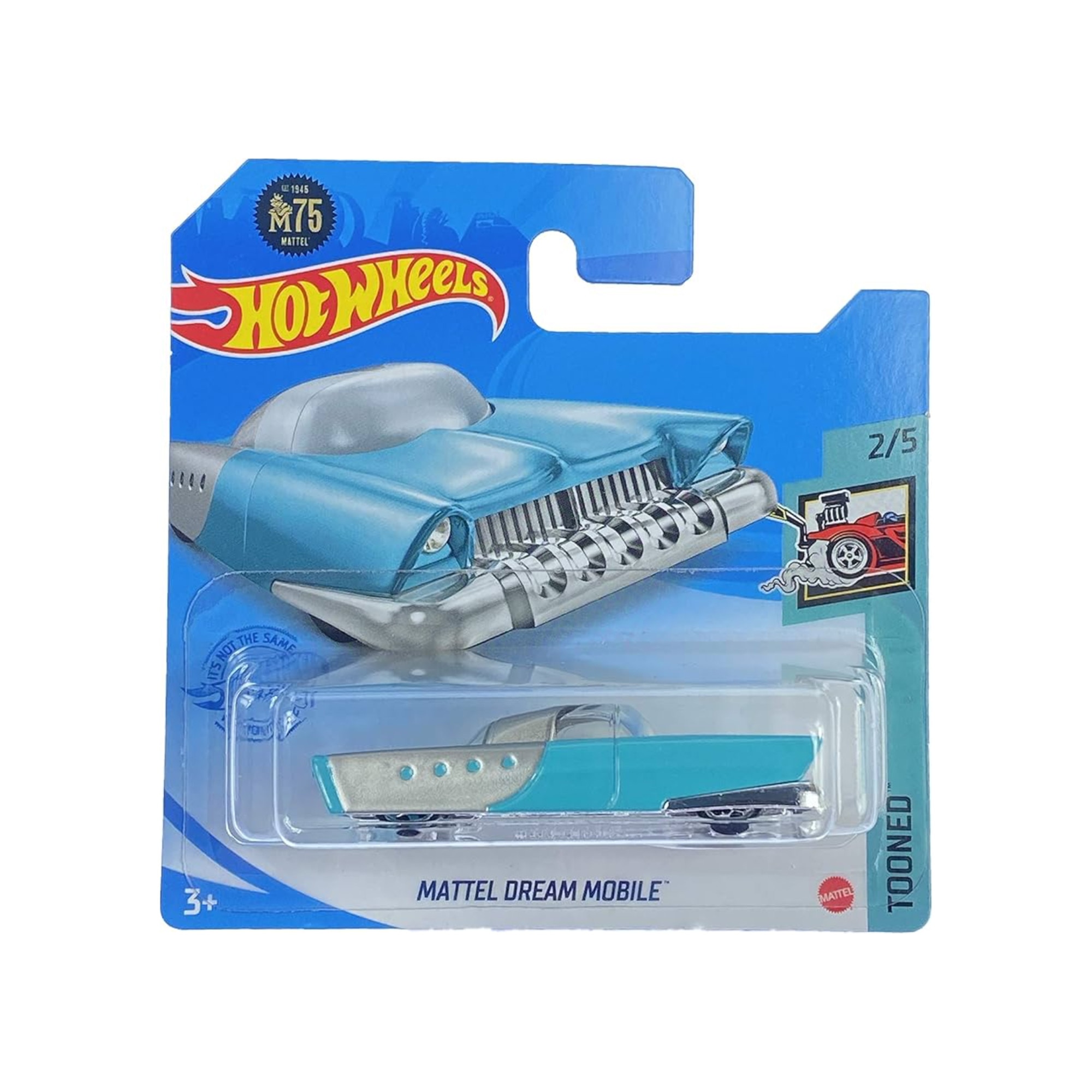 Masinuta Metalica Hot Wheels Mattel Dream Mobile, Colectia 2021, Turcoaz, 1:64