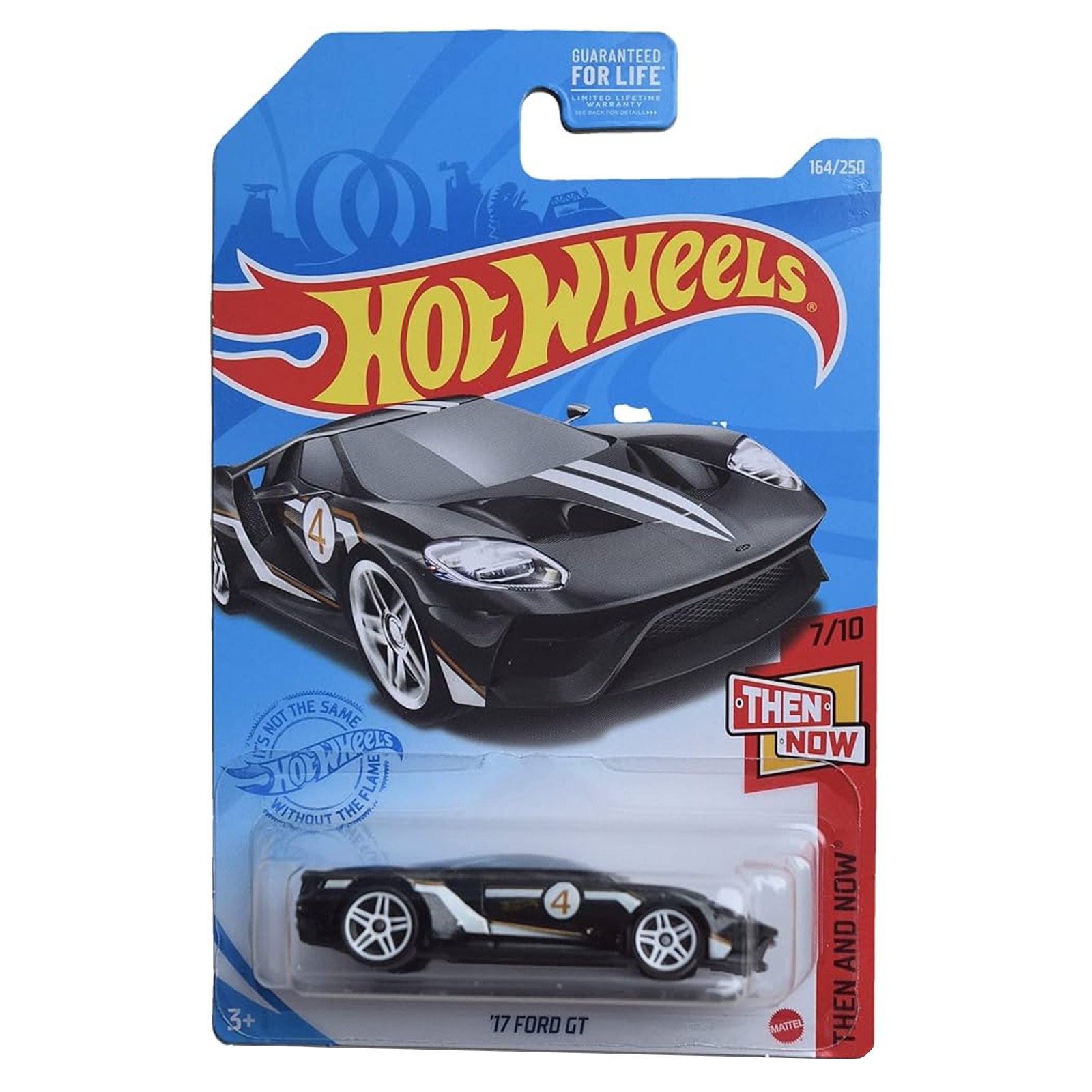 Masinuta Metalica Hot Wheels, '17 Ford GT, Negru, 1:64