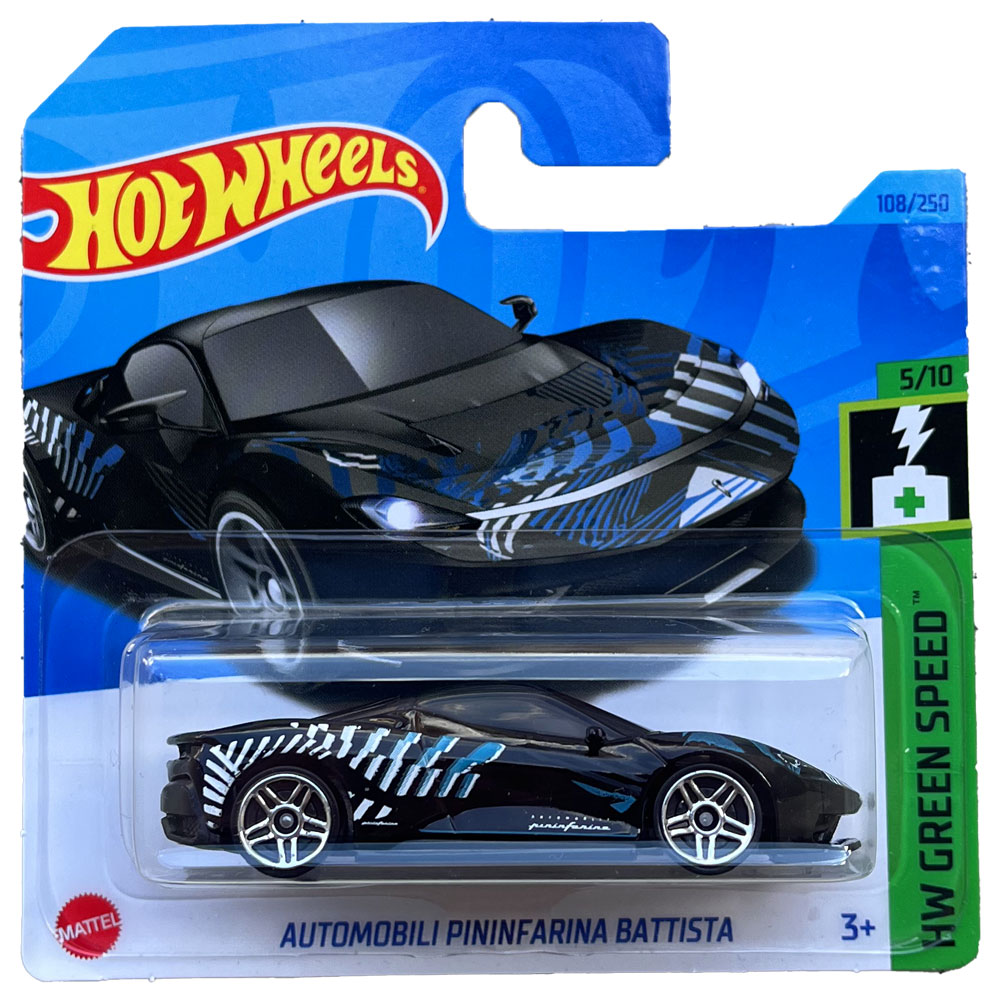 Masinuta Metalica Hot Wheels, Automobili Pininfarina Battista, 1:64, Negru
