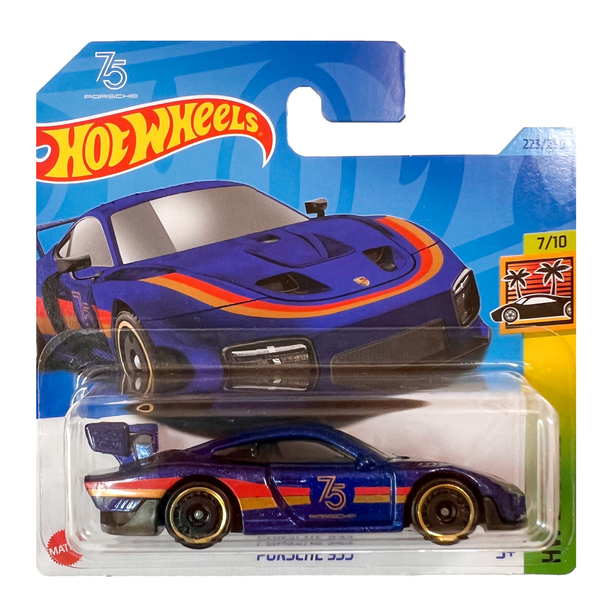 Masinuta metalica Hot Wheels 2023, Porsche 935 1:64, Albastru