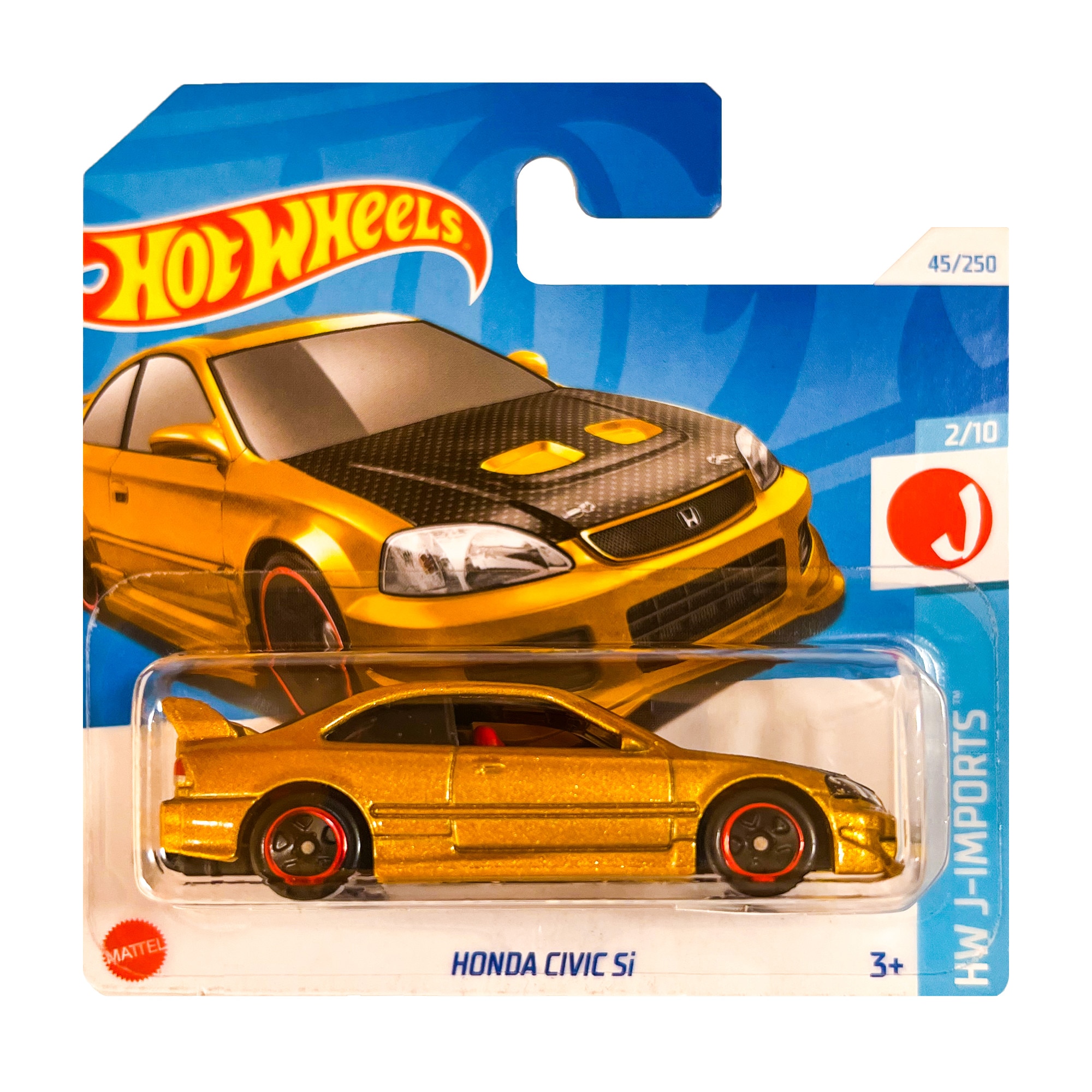 Masinuta metalica Hot Wheels, Honda Civic Si, 1:64, Auriu