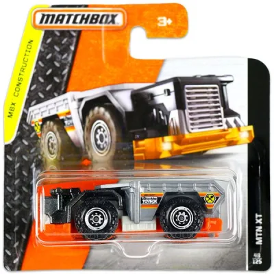 Masinuta metalica Matchbox MTN XT, MBX Construction, Colectia 2016, Gri, 1:64