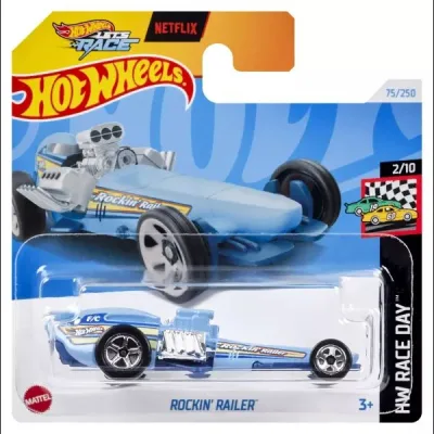 Masinuta metalica Hot Wheels, Rockin' Railer, 1:64