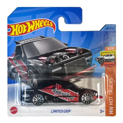 Masinuta metalica Hot Wheels, Limited Grip, 1:64, Negru