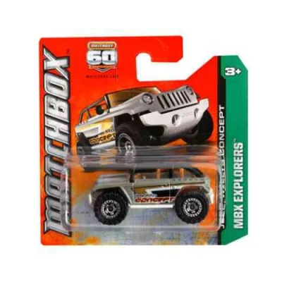 Masinuta metalica Matchbox, Jeep Willys Concept, 1:64, Gri